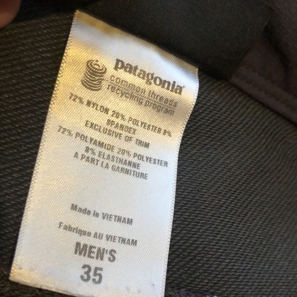 Patagonia Men’s Outdoor Pants Size 35 - Picture 4 of 13
